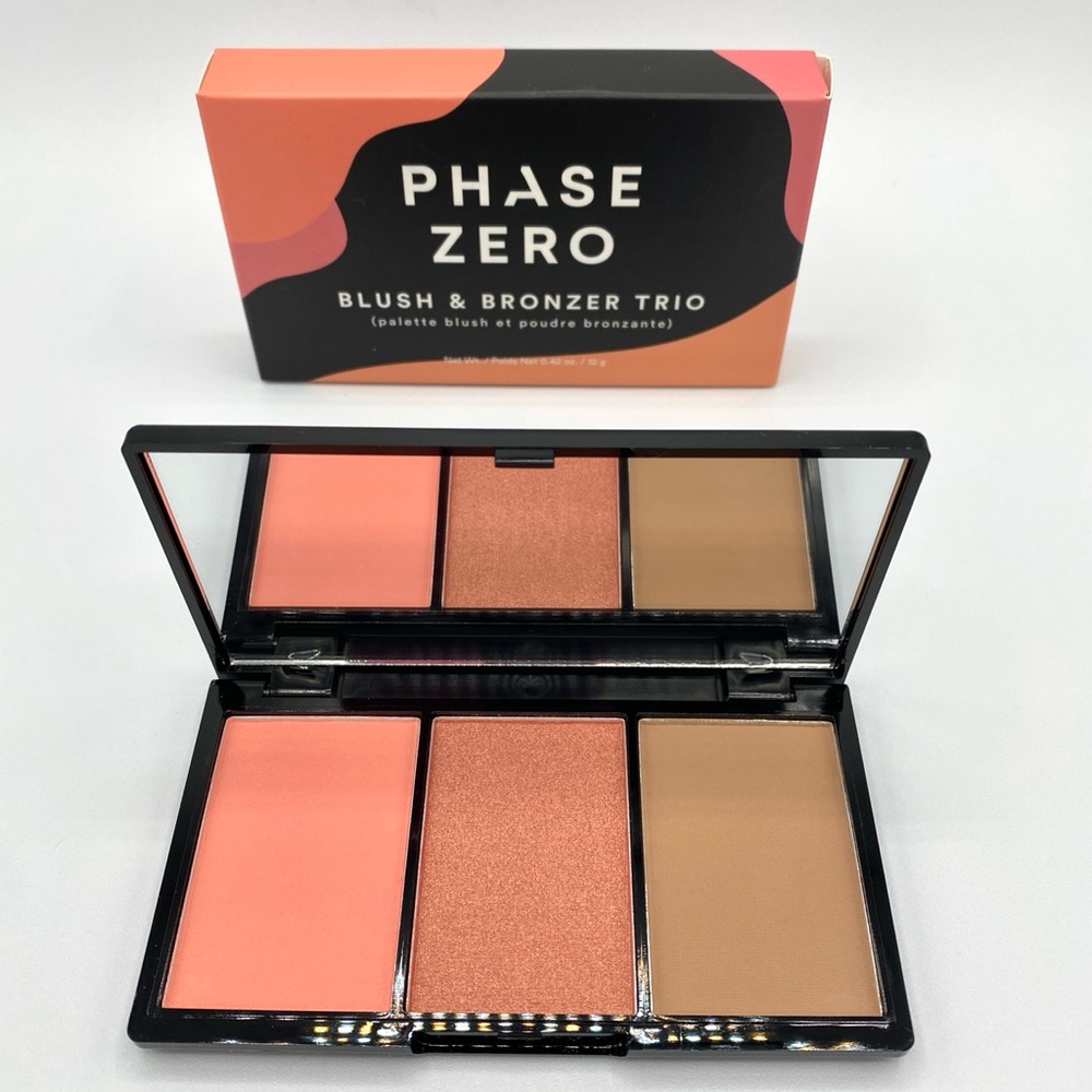Phase Zero | Blush & Bronzer | Trio Palette – BNIB